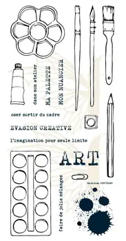 Francúzsky Jasné Stamp / pečiatka pre DIY Scrapbooking / Album Dekoratívne Jasné, Pečiatka Listy A461