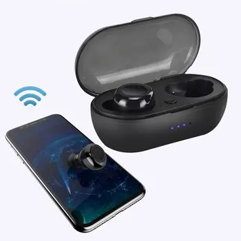 Bluetooth 5.0 Bezdrôtové Slúchadlá 250mAh Mini Stereo Slúchadlá Bezdrôtové In-Ear Dotykové Ovládanie pre Slúchadlá, Zvoľte položku Skladby A CallTWS Y50