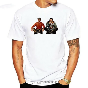 Bud Spencer Terence Hill LOGO FRUIT OF THE LOOM T SHIR S XXL SIVÁ, WHITECool Bežné Street T-shirt Mužov Unisex Móda Tričko
