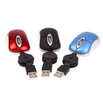 1PC Mini Tvorivé Wired Mouse USB 1200DPI Zdvíhateľnej Optická Myš Ergonómia Office Hernej Myši Pre PC, Notebook, Notebook