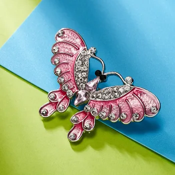 Móda Ručné Duté Motýľ Dragonfly Zvierat Brošne Drahokamu Farebné Brošňa Kolíky Pre Ženy Denne Strany Šperky, Darčeky