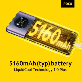 POCO X3 Pro Globálna Verzia Snapdragon 860 Smartphone 8GB 256 GB 120Hz DotDisplay 5160mAh 33W NFC Quad AI Fotoaparát Na Sklade