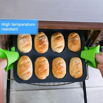 DIY Tvorivé Non-stick Pečenie Formy Kuchyňa Tortu pre potravinársky Silikón francúzsky Chlieb Plesní Domov Burger Formy Muffin Zásobník Home 2020