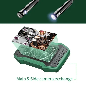 Duálny Objektív Priemyselný Endoskop Kamera 1080P 4.5