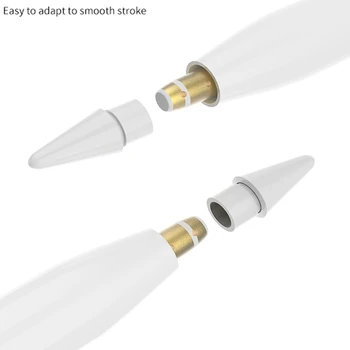 Smartphony Biela Nib Náhradný Tip Pre Apple Ceruzka 1 2 Vysoko Citlivé dotykové Pero Pero Náhradné Spp pre iPad