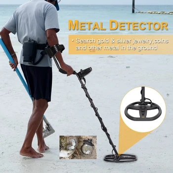 Vysoká Citlivosť Kovové Hunter Gold Digger Treasure Hunter Hĺbky 2,5 m Vyhľadávania na lokalite Pinpoint Detektor TX-850 +Slúchadlá +Taška