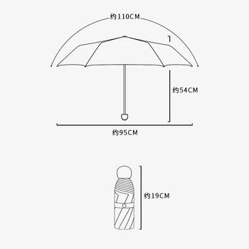 4 Štýle Mini Multifunkčné Luxusné Cartoon Ovocie Skladacie Automatické Dáždniky Pre Deti, Ženy UV Krásne Dážď Dáždnik