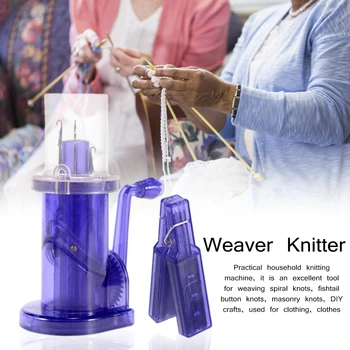 Príručka Weaver HOBBY Ručné Ozdobiť-Zrastov Pletenie Stroj Cievka Knitter Ozdobiť Plavidlá Náramok Väzbe Nástroj na Šitie Accessy