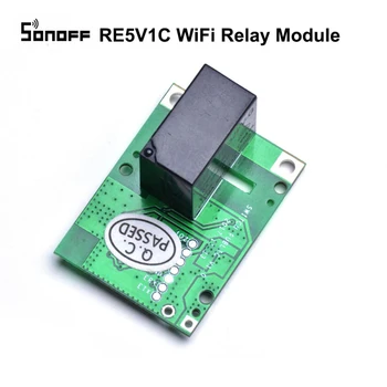 1 /6 KS Itead SONOFF Smart Wifi Prepínač RE5V1C 5V DC DIY Bezdrôtový Diaľkový Spínač Relé Modul Inching/Selflock e-Welink APP