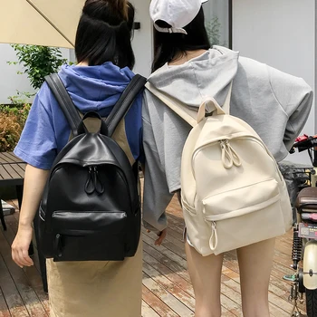 2020 Módne Ženy Batoh Vysoko Kvalitné Ženské Mäkká PU Kože Školské tašky Pre Dospievajúce Dievčatá Cestovné Tašky cez Rameno