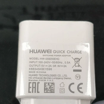 Huawei P20 lite Nabíjačku Originál 9V 2A rýchlo EÚ stenu charge napájací adaptér, Usb Typ-c kábel pre Huawei P9 P20 Lite Nova 3 Česť 8