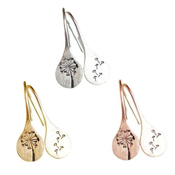 Nový Príchod Náušnice Roztomilý Púpava Smalt Eardrop Šperky, Kreatívny Štýl, 3 Farby Fashion Party Ear Drop Príslušenstvo pre Ženy