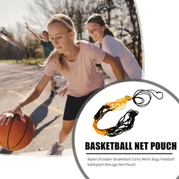 Prenosné Volejbal Futbal Skladovanie Čisté Puzdro z Nylonu Basketbal Účtovná Vakov pre Vnútorné Cvičenie Šport Dekorácie