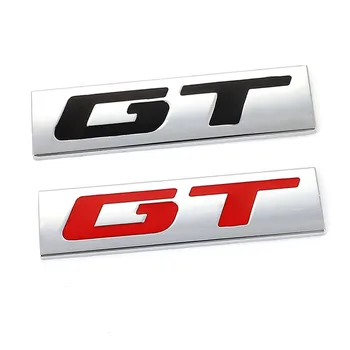 Auto Nálepky 3D Kovové Odznak Znak Obtlačky Grand Touring GT Logo pre Alfa Romeo, BMW, Volvo Buick Ford Mustang Shelby GT500 Punto