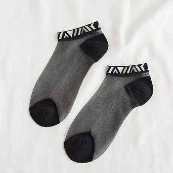 Odbavenie Predaj Letné Ultra-tenké Priedušná dámske Ponožky Oka Transparentné Bežné Pevné Krátke Ponožky Neviditeľné Low Cut Členok Ponožka