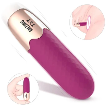 Silikónové Bullet Vibrátor s 9 Vibračných Režimov Rúž, Masturbácia, G Mieste Klitoris Stimulácia Nabíjateľná Sexuálne Hračky pre Ženy