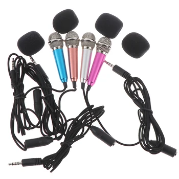 Ručný Mikrofón Prenosný Mini 3,5 mm Stereo Mikrofón konektor pre Mikrofón Pre Mobilné telefóny, Príslušenstvo