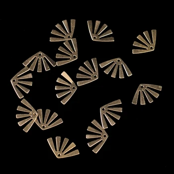 20 kusov mosadz mini jednootvorová leaf kúzlo dutý list prívesok pre ženy, náhrdelníky náušnice, módne šperky, takže príslušenstvo
