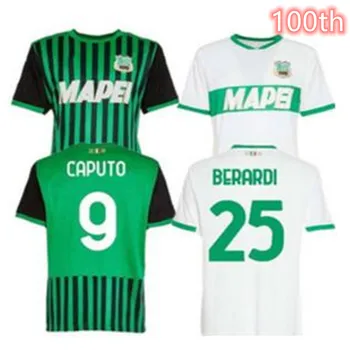 20 21 Sassuolo Jersey 100. Výročie Centennial Berardi BOGA Locatelli Preč Maglietta Calcio Futbal Tričko