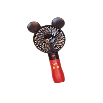 Disney vonkajšie prenosné karikatúra roztomilý Mickey USB ventilátor študent mini vreckový elektrický ventilátor lítiová batéria nabíjateľná figuer hračky