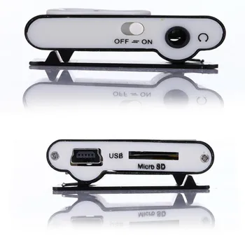 2019 Nové Štýlové Zrkadlo Prenosný MP3 Prehrávač Mini Clip MP3 Prehrávač Walkman Športové Mp3 Prehrávač Hudby Dropshipping