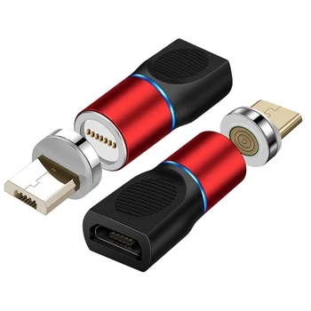 2.4 Micro USB Magnetický Adaptér Micro USB, Micro USB, Magnetická Nabíjačka Nabíja Údaje Prenášať Podporu pre Xiao iPhone Samsung