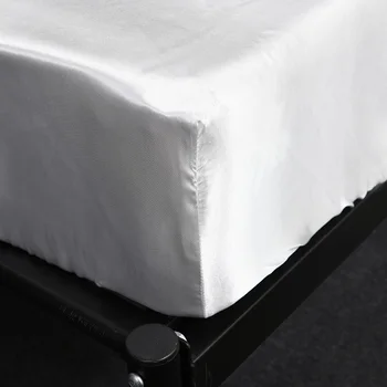 Saténové, hodvábne elastické Vybavené List Luxusná posteľná bielizeň Kryt posteľná bielizeň nastaviť listy matrac, Chránič na prehoz cez posteľ posteľ list na elastické kapely