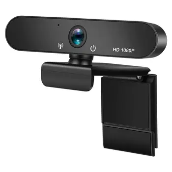 HD 1080P Webkamera Vstavaný Duálny Mikrofóny Smart Web Kamera, USB Pro Stream Kamera Pre Stolné Počítače, PC Hry Cam Pre Ios Windows 8/7/10