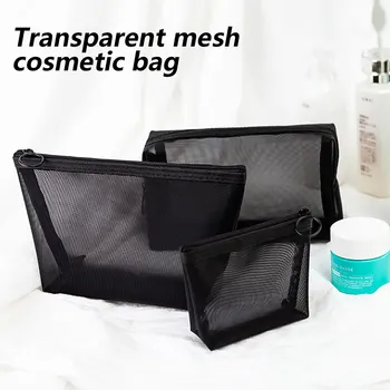 Dámy prenosné transparentné kozmetická taška, cestovné úložný vak, domáce denné potreby skladovanie, prenosné čistenie suppliesbag