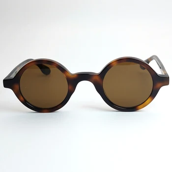 2021 Ručne Vyrábané Slnečné Okuliare Rámy Módne Kolo Acetát Ženy Muži Dizajnér Krátkozrakosť Predpis Slnečné Okuliare