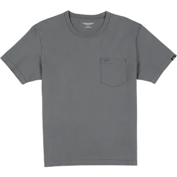 SIMWOOD 2021 Lete Nové Farbou T-shirt Mužov Bavlna List Výšivky Hrudníka Vrecká Topy Plus Veľkosť Pohodlné Tričko