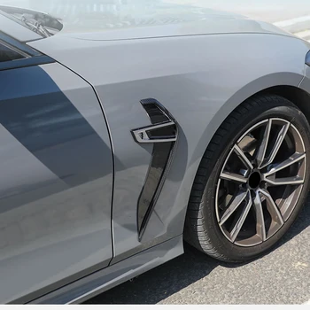 Auto Exteriéru karosérie Nálepky Pásy Pre BMW 3-Series G20 2019-2021 ABS Uhlíkových Vlákien Štýle Black Blatník Strane výstupu Vzduchu Kryt Výbava