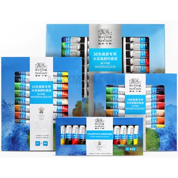 Profesionálne 12/18/24/36 Farba 10 ML Skúmavky Akvarel Premium Vody Farebný Pigment Pre Umelca, Maliarstvo, Rysovacie potreby pre maliarov