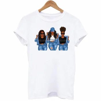 Afro Dievča Patch Na Oblečenie Čierne Ženy Tepelnej Nálepky Na Oblečenie DIY Nálepky Na T-Shirt Topy Žehlička Na Prevody Škvrny Odtlačkový