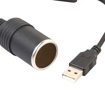 1pc 5V 2A USB Na pripojenie k 12V 8W zapaĺovač USB Mužov a Žien Cigaretový Zapaľovač Adaptér Konvertor