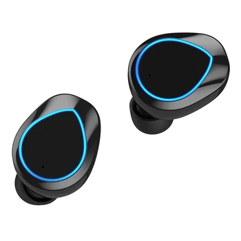 Bezdrôtový Bluetooth Headset 5.0 TWS Stereo K08 s indikátor Batérie a Nabíjanie Priestoru
