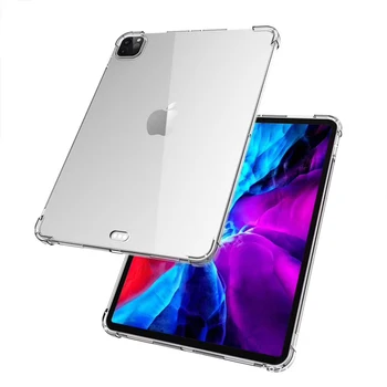 Jasný Prípad pre iPad Pro 11 11 palcový prípade Anti-jeseň mäkké TPU silikónové tablet kryt pre Apple iPad Pro 11 2018 2020 2021 tpu Shell