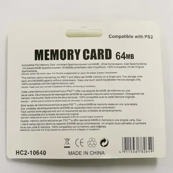 Eastvita Pamäťovú Kartu Uložiť Údaje Hry Stick Modul 8M / 16M / 32M / 64M /128 M pre Sony Playstation 2 PS2 Rozšírená Kartová Hra, Šetrič