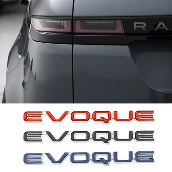 Kovové Evoque 3D Odznak Chvost Obtlačky Auto Samolepky Znak Pre Range Rover Lr2 Lr4 Hse Lux Šport Preplňované Auto Príslušenstvo