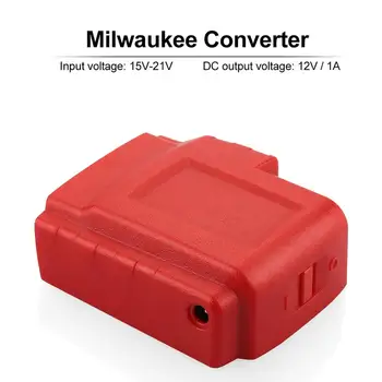 USB Napájanie Nabíjací Adaptér mobilné telefóny Digitálne Fotoaparáty Prevodníky Zdroj Energie pre Milwaukee 49-24-2371 M18
