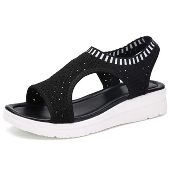 2020 ženy sandále bežné ploché platformu letné topánky ženy pohodlné, priedušné sandále pláže topánky veľká veľkosť 35-45