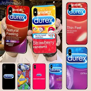Kreatívne Durex Telefón puzdro pre iPhone 11 12 mini pro XS MAX 8 7 6 6 Plus X 5S SE 2020 XR