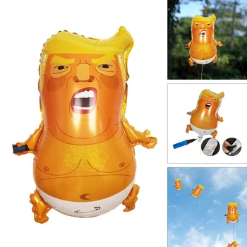 1pc Zábavnej Angry Trump Balón Lesklé Donald Plávajúce Hračky Strany