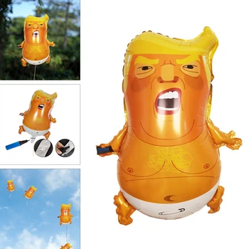 1pc Zábavnej Angry Trump Balón Lesklé Donald Plávajúce Hračky Strany
