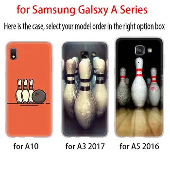 3D bowling obal Pre Samsung Galaxy A8, A6 Plus A9 A5 A3, A7 2018 2017 2016 A50 A30 A40 A70 A10 A2 CORE Mäkké