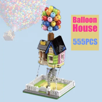 Disney Pixar Pozastavenie Ballon Dom Tvorivých Tensegrity Sochy Gravitácie Stavebné Bloky Rovnováhu Lietania Tehly Model Hračky