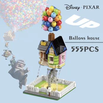Disney Pixar Pozastavenie Ballon Dom Tvorivých Tensegrity Sochy Gravitácie Stavebné Bloky Rovnováhu Lietania Tehly Model Hračky