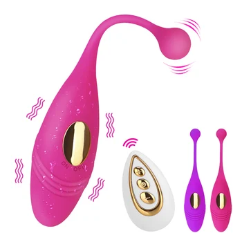 G-Spot Masáž 10 Rýchlosti Bezdrôtového Diaľkového Nositeľné Stimulácia Klitorisu Vaginálne Sprísnenie Cvičenie Vibrátor Vibračné Vajíčko Sexuálne Hračky
