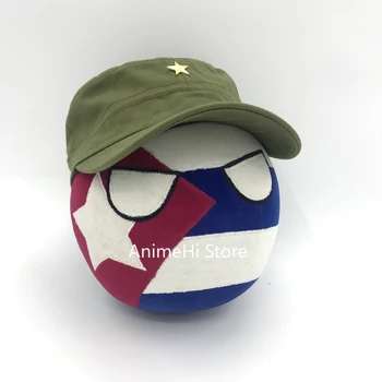 Republika Kuba Loptu a Kubánskej Vojenskej Spp Bábika MLÁĎA countryballs plushies Cosplay Polandball Plyšové Hračky pre Dar 20 CM