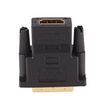 Vysoká Kvalita DVI-D 24+1 Dual Link Samec na HDMI Žena Adaptér Converter Konektor pre PC, PS3, Projektor, TV Box